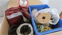 Misc Lot-Extension Cord, Spool of Cord, Roe and