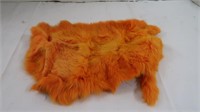 Fly Fishing Materials-Red and Gold Rabbit Skin