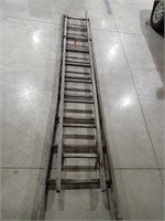 Wooden Extension Ladder - 2 Sections