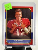 TOM BRADY FOOTBALL CARD