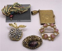 Vtg. Brooch Lot (5)