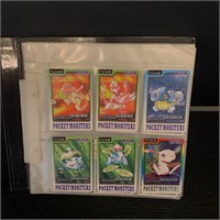 Vintage Pocket Monster Cards