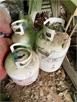 3 PROPANE TANKS