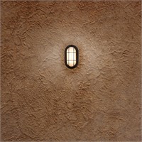 $1  Badin 8.27-in H Black LED Outdoor Wall Light