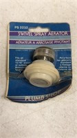 ( Sealed / New ) PLUMB SHOP Swivel Spray Aerator