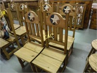 4pc Texas Star Chairs