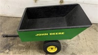 restored John Deere Model 50 dump cart