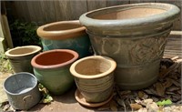 Glazed Clay Pots
