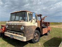 *60's Ford Cab over Winch Truck