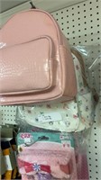 Pink bag and white purse