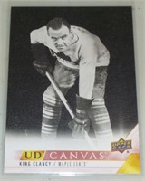 King Clancy 2022-23 Upper Deck UD Canvas card C241