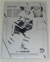 Jeff Carter O-Pee-Chee Black Printing Plate 1/1