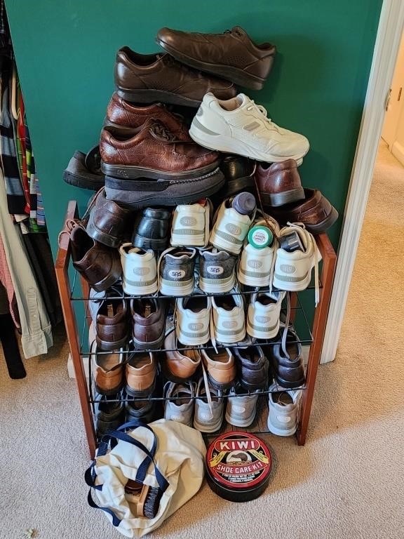 Shoe Rack Full Of Shoes