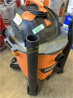 Rigid12g. We/dry shop vac (Used)