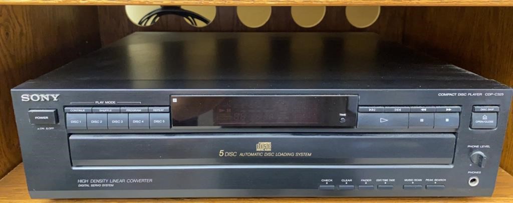 Sony 5-Disc CD Player