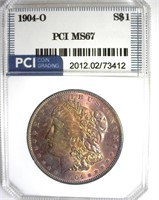 1904-O Morgan MS67 LISTS $5000