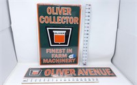 (2) Oliver Signs (New)
