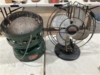 Coleman 5K btu Heater, Electric Fan tested