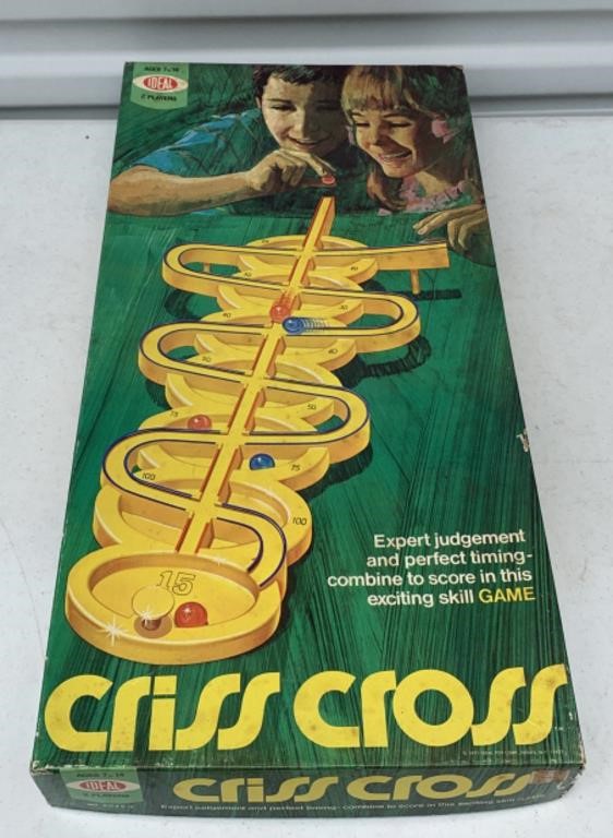 Criss Cross Game By Ideal Toy Corp 1971