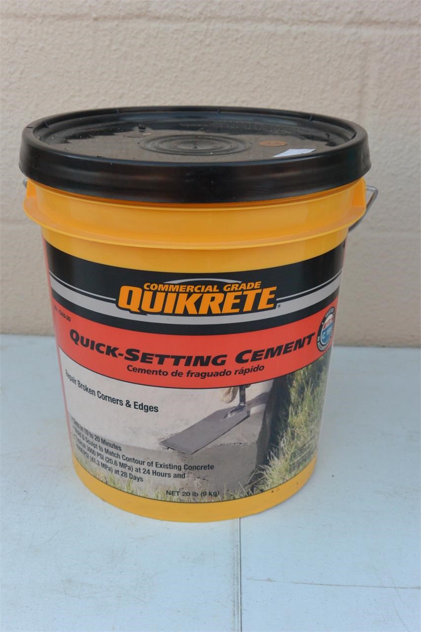 QUIKRETE QUICK SETTING CEMENT 20LB NEW/SEALED