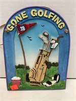 GOLF wall decor. 9x7