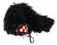 COLD WAR CANADIAN ROYAL GUARD FEATHERED BONNET