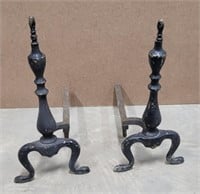 Antique Fireplace Andirons