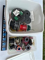 Tote of Electrical wiring