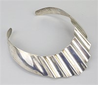 Sterling Silver Mexican Collar Necklace.