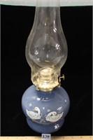 SWEET GLASS OIL LAMP WITH CHIMNEY