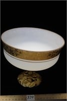 NICE VINTAGE COMPOTE WITH GOLD TRIM