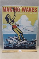 COOL VINTAGE STYLE TIN SIGN