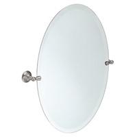 Moen Sage 22.79-in X 26-in Frameless Oval Tilting