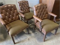 Set of 3 very nice waiting room/ visitor chairs