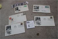 Vintage Diana stamps, LIFE mags, postcards