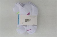 6-Pk New Balance Unisex Ankle Socks, Medium,