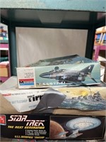 Lot of model kits and parts