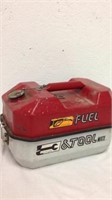 1.5 gallon fuel and tool mate metal container