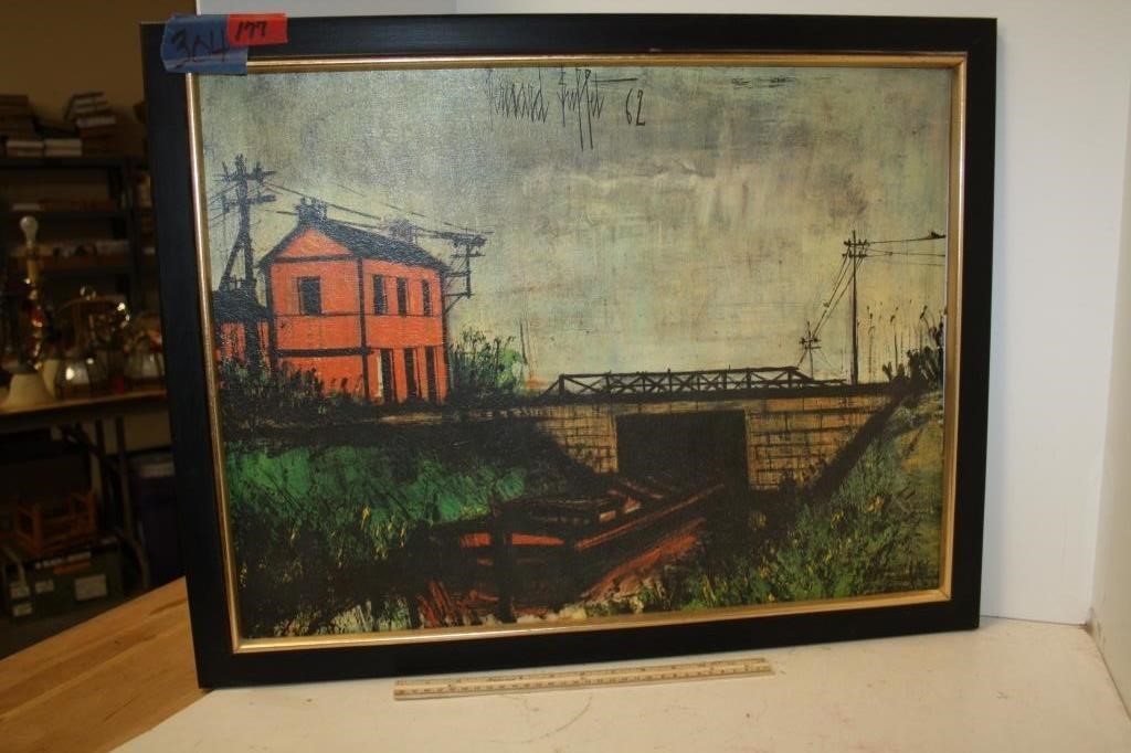 MCM 1962 Bernard Buffet Kanalen Ved Meuse Print