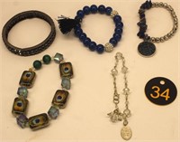 5 bracelets