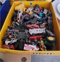 Box of Hot wheels and matchboxes