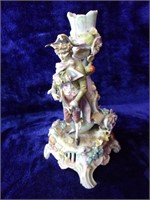 Exquisite Schieholz/Pauer Fine Porcelain Candle-