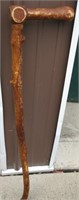 Folk Art Wood Branch Walking Stick / Cane