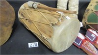 Native American 10" Double Sided Log Drum