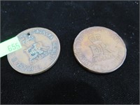 2 - Queen Elizabeth coins