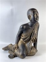 Sitting Monk Statue