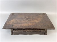 Carved Wooden Writing Desk Top