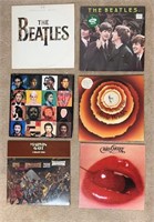 6 Vinyl Records: The Beatles, Marvin Gaye, The