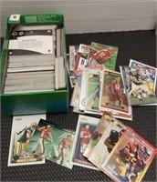 Small box full of collectible trading cards