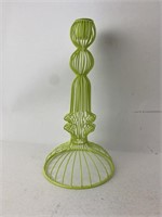 Vintage 11 Inch Metal Wire Candlestick